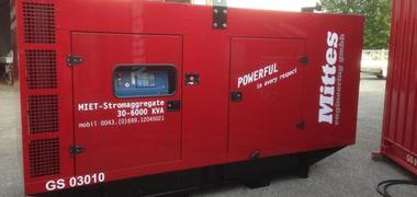 Mobiles 220 kVA emergency generator
