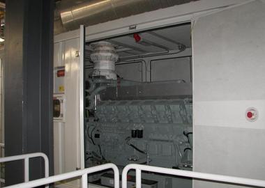 Containeraggregate mit einer Notstromversorgung