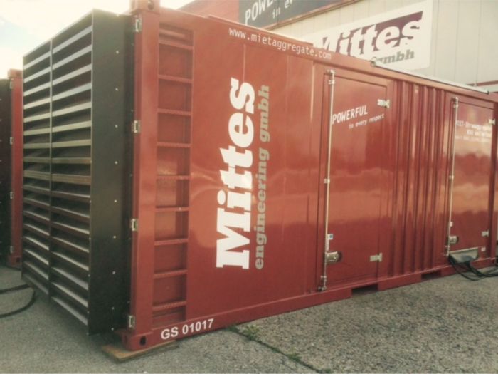Mietaggregat 1220 kVA