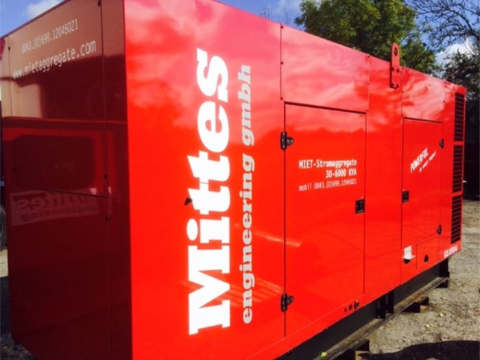 Mietaggregat 630 kVA