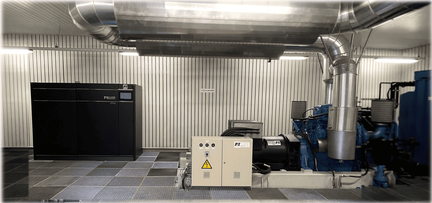 After: Modernized power supply system with new UPS