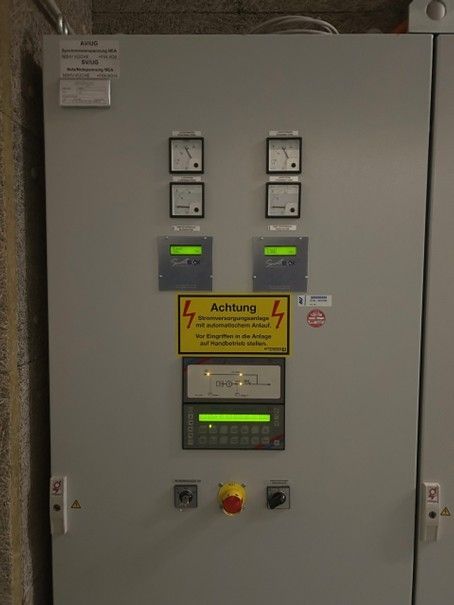 Before: Old switchgear with analog control system